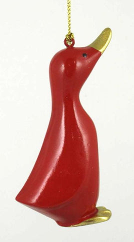 DCUK Ducks - Hanging Red Duck - Xmas 2019