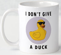 I Don’T Give A Duck - Mug - Duck Themed Merchandise from Shop4Ducks