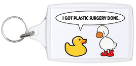 Plastic Surgery - Keyring - Duck Themed Merchandise from Shop4Ducks