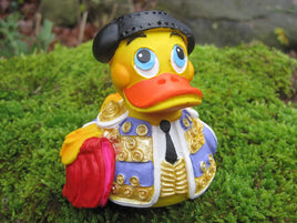 Bull Fighter Latex Rubber Duck From Lanco Ducks