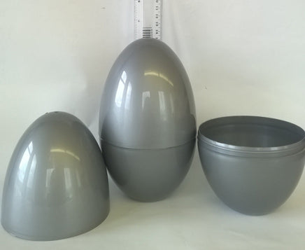 Surprise Egg Silver Standard - Large Personalised 5'' 13cm Kids Birthday Christmas Present Easter Egg