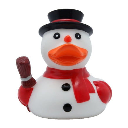 Snowman rubber duck