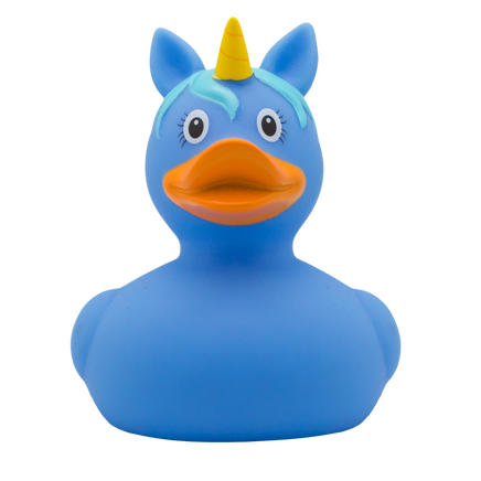 Unicorn Duck, blue - design by LILALU