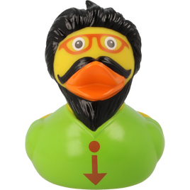 Hipster Duck - design by LILALU