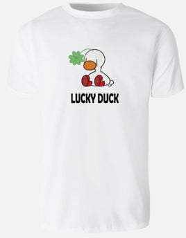Lucky Duck - White T-Shirt