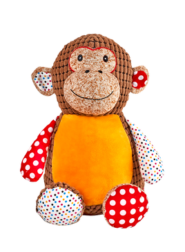 Monkey Brown Harlequin Cubby - Huggles