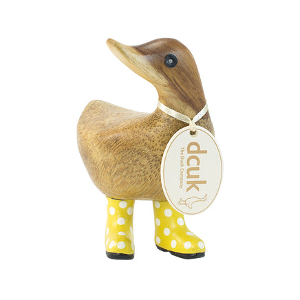 DCUK Spotty Boots Ducky - Yellow