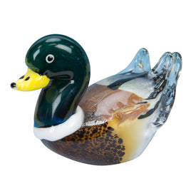 Objets d'Art Glass Ornament - Duck