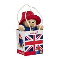 Classic Paddington Bear in Union Jack Bag