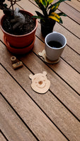 Pooh Wood Coaster - Housewarming Gift - Pooh Bear - Disney - Table Setting