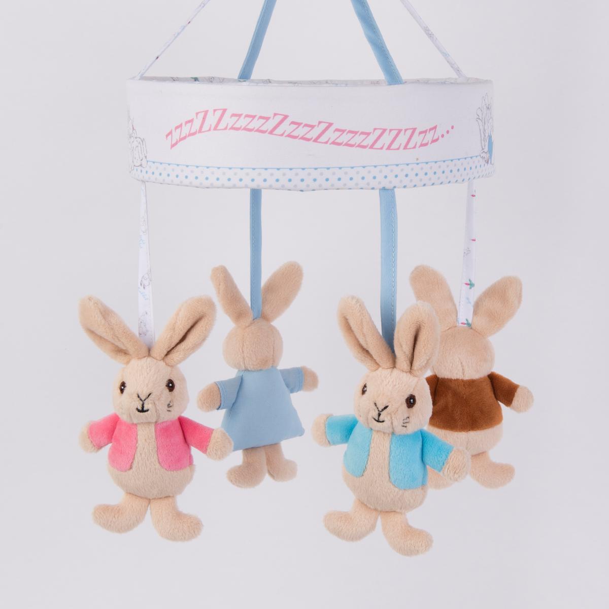 Peter rabbit musical cot mobile hotsell