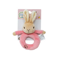 Peter Rabbit & Flopsy Bunny Plush Ring Rattles