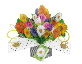 3D Pop Up Cards by Second Nature - Birthday Gerberas
