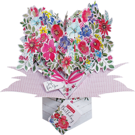 3D Pop Up Cards by Second Nature - Birthday Bouquet