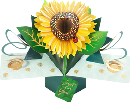 3D Pop Up Cards by Second Nature - Sunflower