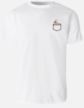 Pocket Duck - White T-Shirt