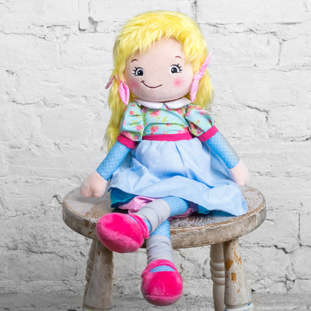 Rag Doll Cubby - Joanna Blonde Hair Personalised