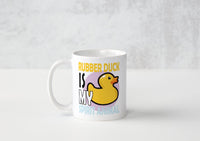 Rubber Duck Is My Spirit Animal - Mug - Duck Themed Merchandise from Shop4Ducks