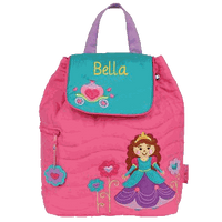 Princess Styled Children's Quilted Personalised Backpack by Stephen Joseph