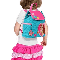 Horse Styled Children's Quilted Personalised Backpack by Stephen Joseph