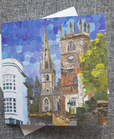 Fish St Churches Shrewsbury Greetings Card Designed by Lyn Evans