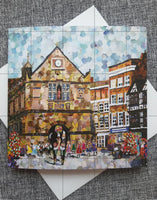 The Square Shrewsbury Greetings Card Designed by Lyn Evans