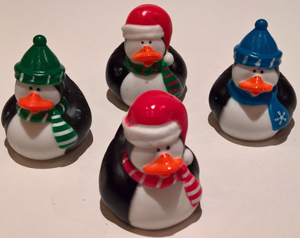 Penguin Rubber Duckies - Pack of 12 Ducks
