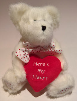 Wuvey U. Bear with Heart - Genuine Boyds Bear Collectible Teddy
