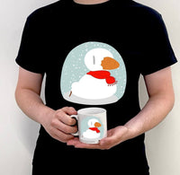 Snow Duck - Black T-Shirt