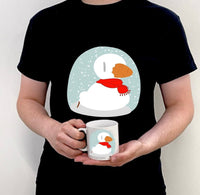 Snow Duck - Black T-Shirt