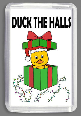 Duck The Halls - Fridge Magnet - Duck Themed Merchandise from Shop4Ducks