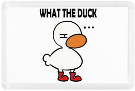 What The Duck - Fridge Magnet - Duck Themed Merchandise from Shop4Ducks