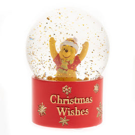 Winnie the Pooh SnowGlobe 10cm - Christmas Wishes