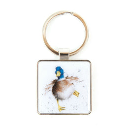 A Waddle and a Quack Keyring - Wrendale Designs