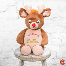 Christmas Deer Personalised Christmas Cubby