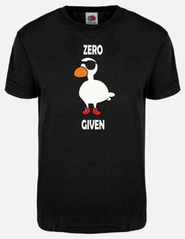 Zero Ducks Given - Black T-Shirt