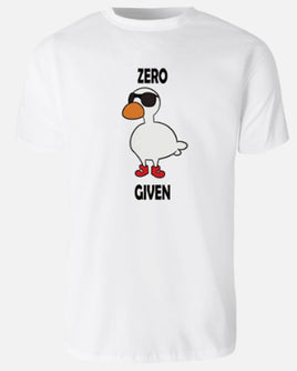 Zero Ducks Given - White T-Shirt