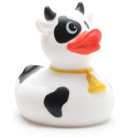 Rubber ducks Cow duck black and white