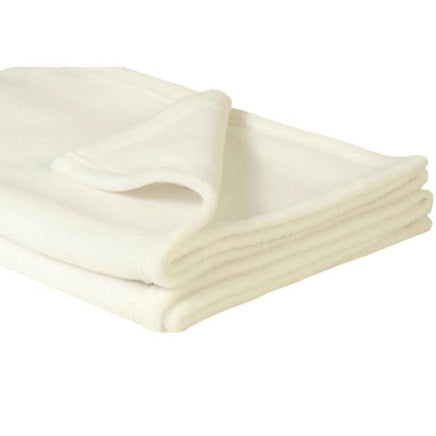 Personalised Soft Fleece Cream Baby Blanket