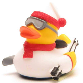 Skier Rubber Duck