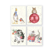 Duck Mouse Dog Cat Charity Mini Boxed Card - Wrendale Designs