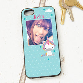 Dream Believe Unicorn - Iphone 5 Case with Photo