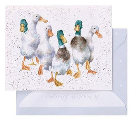 Quackers Enclosure Card - Wrendale Designs