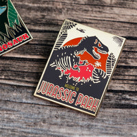 Pin Kings Jurassic Park Enamel Badge Set 1 2