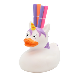 Unicorn Rubber Holdys Duck, white By Lilalu