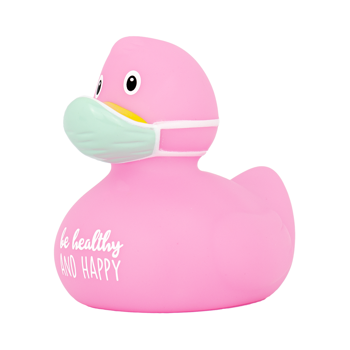 Corona Duck Light Pink Be Healthy and Happy Design by Lilalu Shop4Ducks