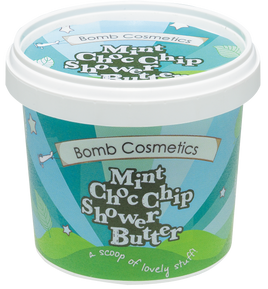 Mint Choc Chip Cleansing Shower Butter Shower Butters from Bomb Cosmetics