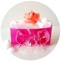 Pink Elephants & Lemonade Soap Sliced from Bomb Cosmetics