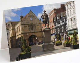 The Square Blank Shrewsbury Greetings Card