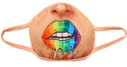 Face Protector - Rainbow Lips - Adults